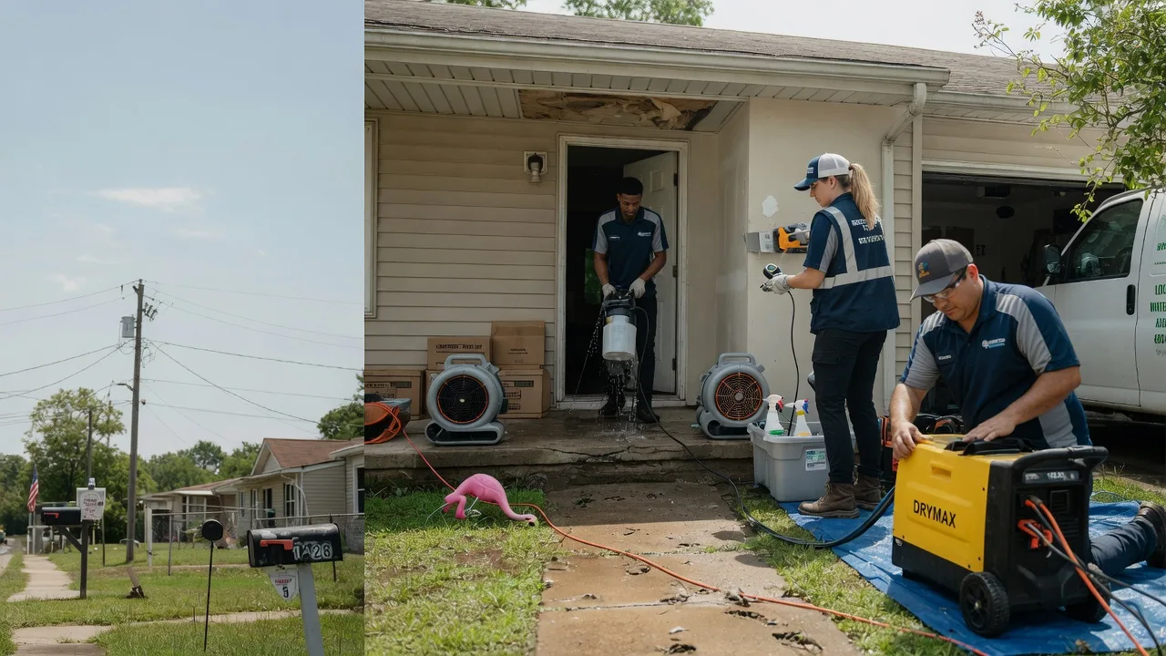 Storm Damage Water Removal in Ludell, KS near me